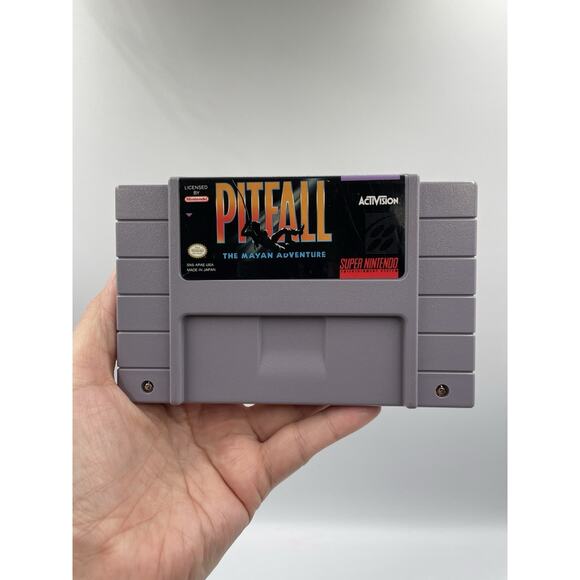 Pitfall: The Mayan Adventure (NINTENDO SNES, 1994) TESTED - Cartridge Only - Picture 1 of 5